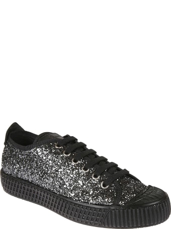 Car Shoe Glittery Low-up Laced Sneakers