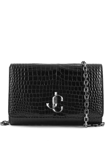 Jimmy Choo Black Varenne Clutch