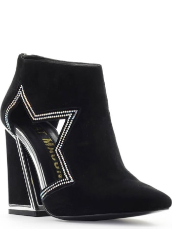 Kat Maconie Black Suède Dusty Ankle Boot