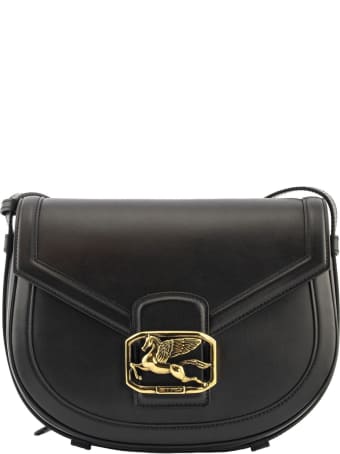 Etro Pegaso Crossbody Bag Black