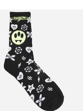 Barrow Cotton Socks With Contrasting Logo