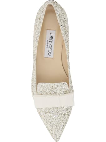 Jimmy Choo Gala Glitter Ballet Flats