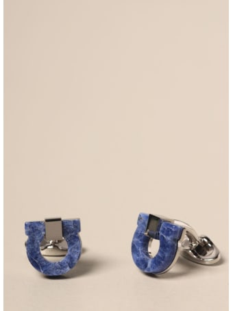 Salvatore Ferragamo Jewel Salvatore Ferragamo Gancini Cufflinks In Brass