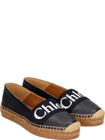 Chloé Espadrilles In Black Leather