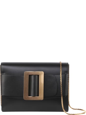 BOYY Buckle Travel Case Shoulder Bag In Leather