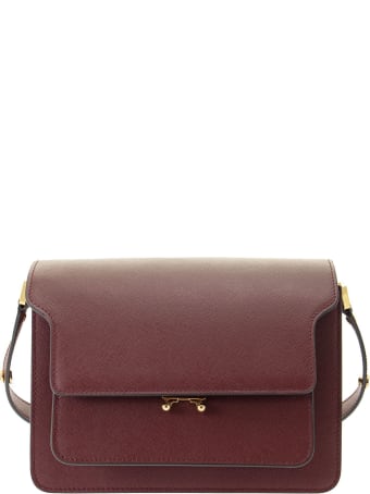 Marni Trunk Bag In Mono-coloured Saffiano Calfskin