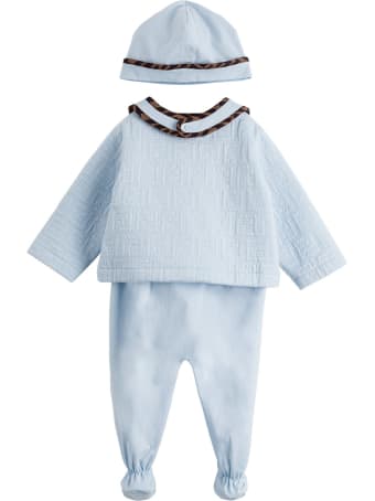 Fendi Ff-trim Three-piece Set
