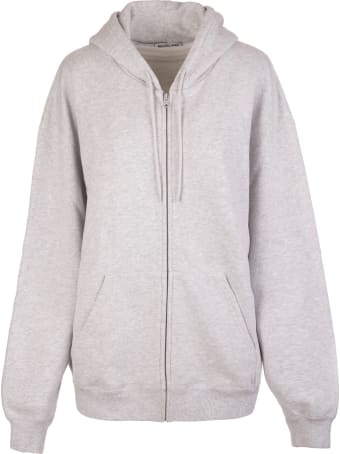 Balenciaga Light Grey Hoodie With Back Logo