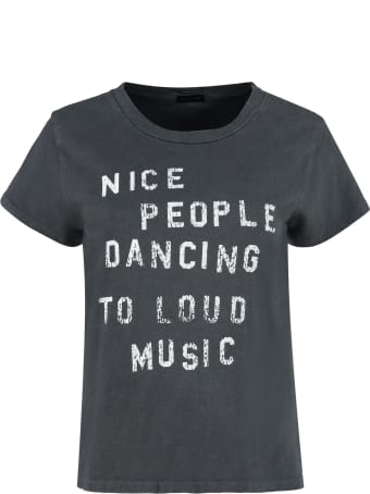 Mother Printed Cotton T-shirt