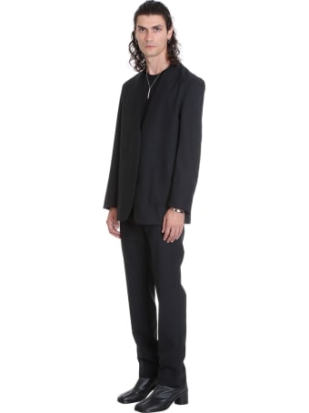 Maison Margiela Pants In Black Wool