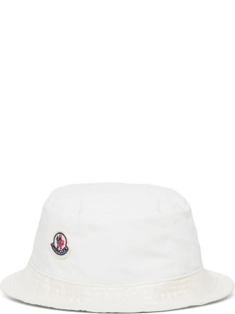 Moncler Nylon Hat With Patch Logo