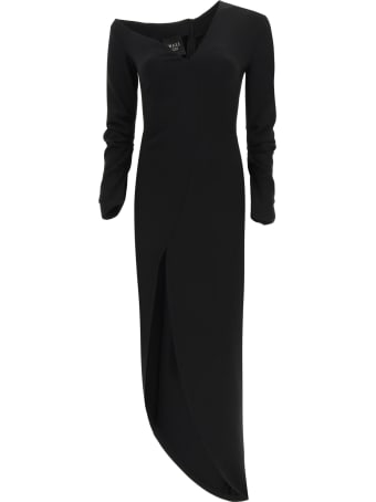 A.W.A.K.E. Mode Asymmetric Dress In Crepe Jersey