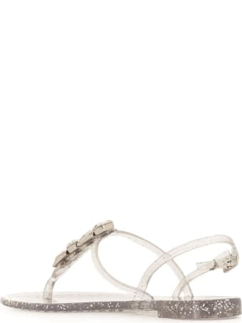 Casadei Jelly Glitter Sandals