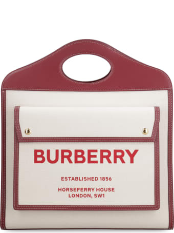 Burberry Pocket Canvas Tote