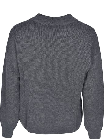 Emporio Armani Logo Embroidered Sweater