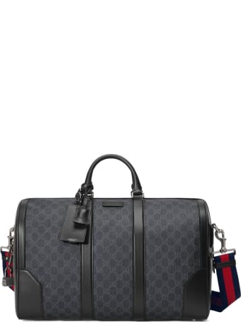 Gucci Gg Black Carry-on Duffle