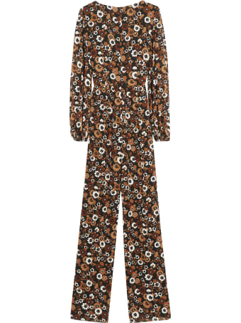 MICHAEL Michael Kors Printed Crepe Jumpsuit