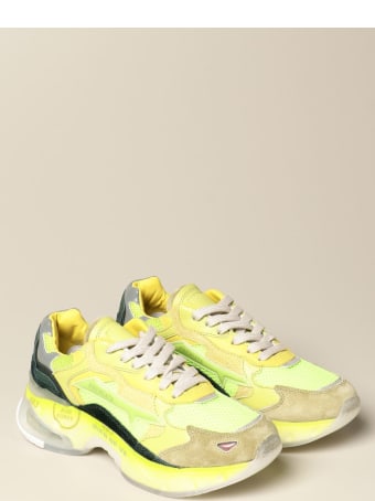 Premiata Sneakers Sharky Premiata Sneakers In Suede And Mesh