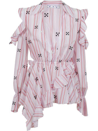 Off-White Embr Arrow New Roman Blouse