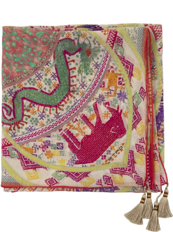 Etro Silk Shawl With Floral Paisley Print