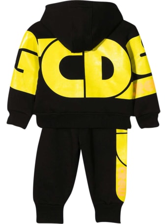GCDS Mini Black Sports Suit