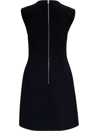 Bottega Veneta Viscose Silk Dress With Cape Sleeves