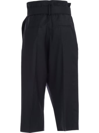 Eudon Choi Pants High Waist W/belt