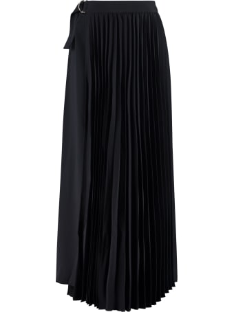 Maison Labiche Pleated Midi Skirt