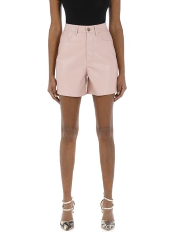 Nanushka Vegan Leather Shorts Leana