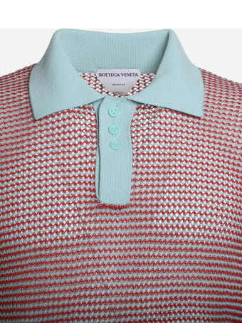 Bottega Veneta Loose Weave Polo Made Of Cotton