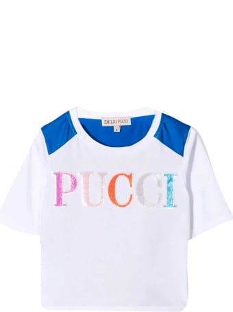 Emilio Pucci Teen T-shirt With Junior Emilio Pucci Print