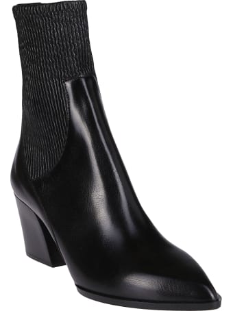 Pierre Hardy Black Leather Boots