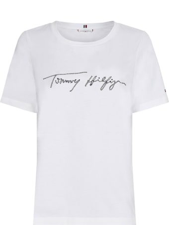 Tommy Hilfiger White Cotton T-shirt