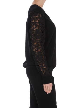 Dolce & Gabbana Lace Sleeves Sweater