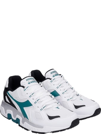 Diadora Mythos Sneakers In White Synthetic Fibers