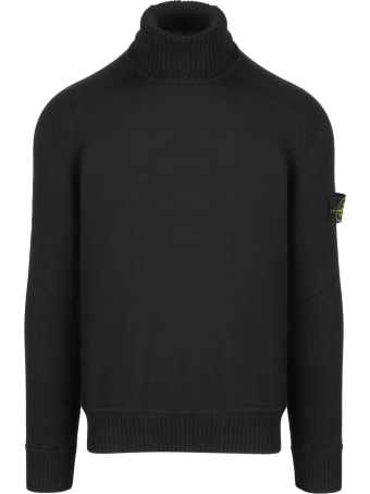 Stone Island Patch Logo Turtleneck