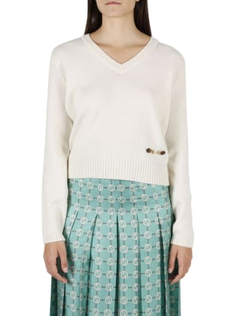 Gucci Clamp Cropped Sweater