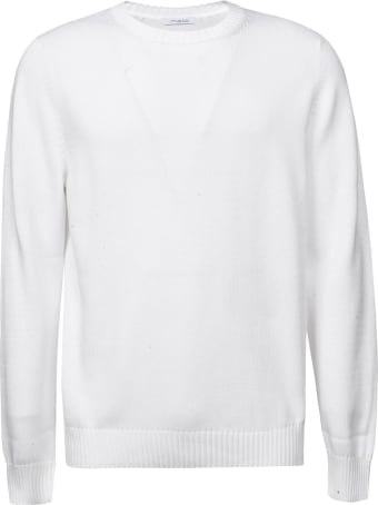Malo Plain Ribbed Sweatshirt