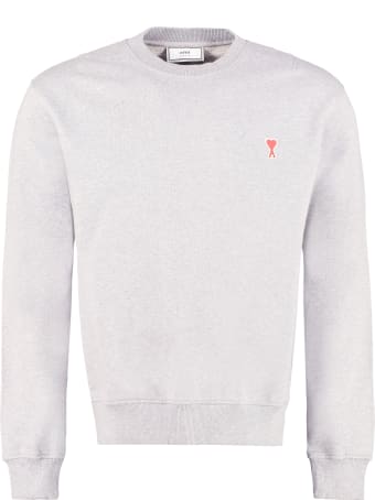Ami Alexandre Mattiussi Cotton Crew-neck Sweatshirt