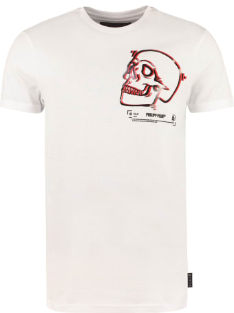 Philipp Plein Printed Cotton T-shirt