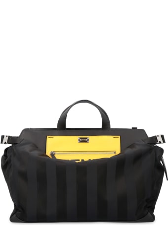 Fendi Peekaboo Nylon And Leather Bag