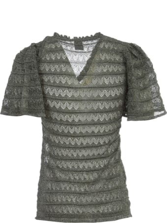 M Missoni Sweater S/s V Neck Lurex