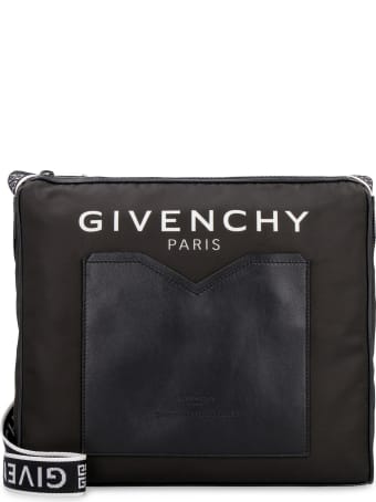 Givenchy Leather And Nylon Messenger Bag