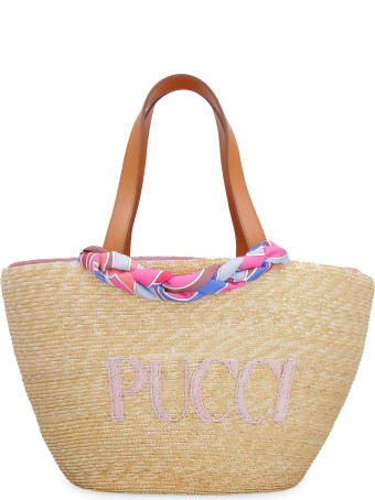 Emilio Pucci Riva Straw Tote