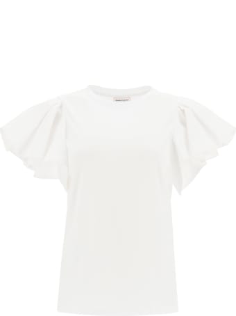 Alexander McQueen Ruffled T-shirt