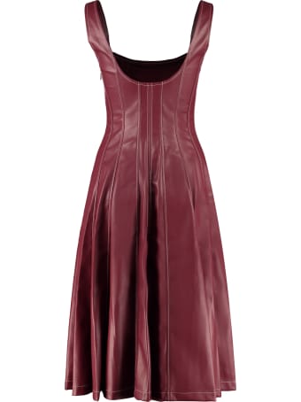 STAUD Wells Leather Dress