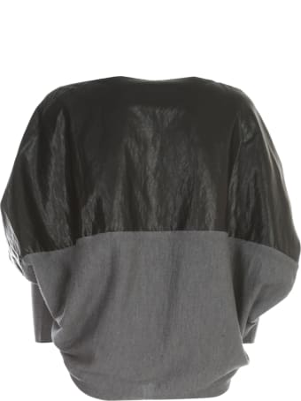PierAntonioGaspari Faux Leather Sweater
