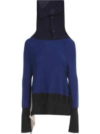 Y's Off N Side Drape Pullover