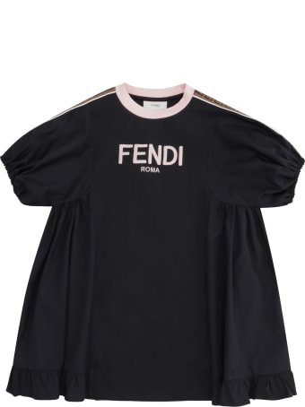 Fendi Poplin Insert Dress