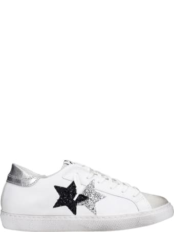 2Star Sneakers In White Leather